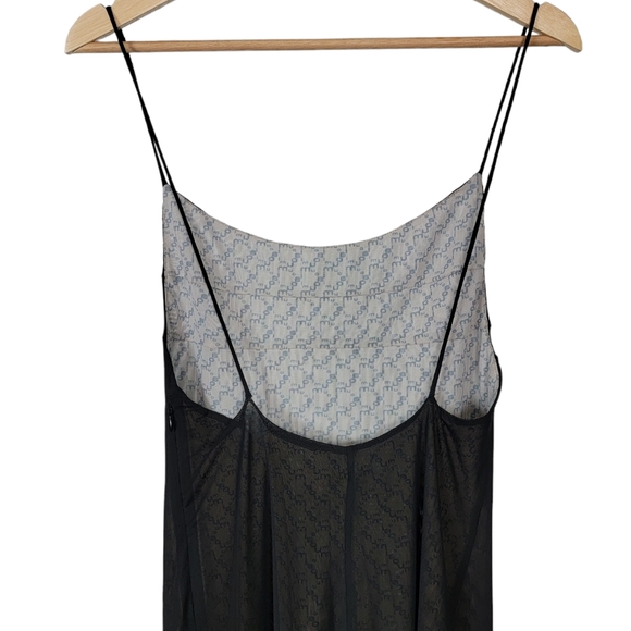 Miaou Thais Dress in Black Monogram New With Tags Size Medium - Picture 7 of 13